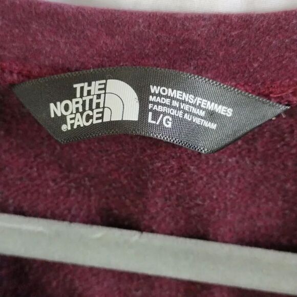The North Face Burgundy Recover Up Crew Popover Sweater Large - Picture 13 of 15